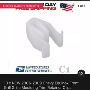 10x Chevy Trim clips